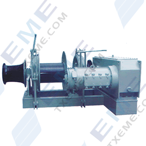 Single type combined electric windlass/mooring winch