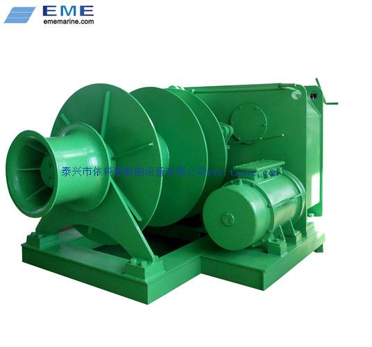 30T electric single drum mooring winch