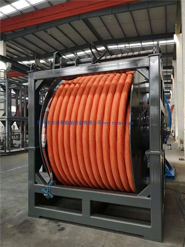 Umbilical cable winch